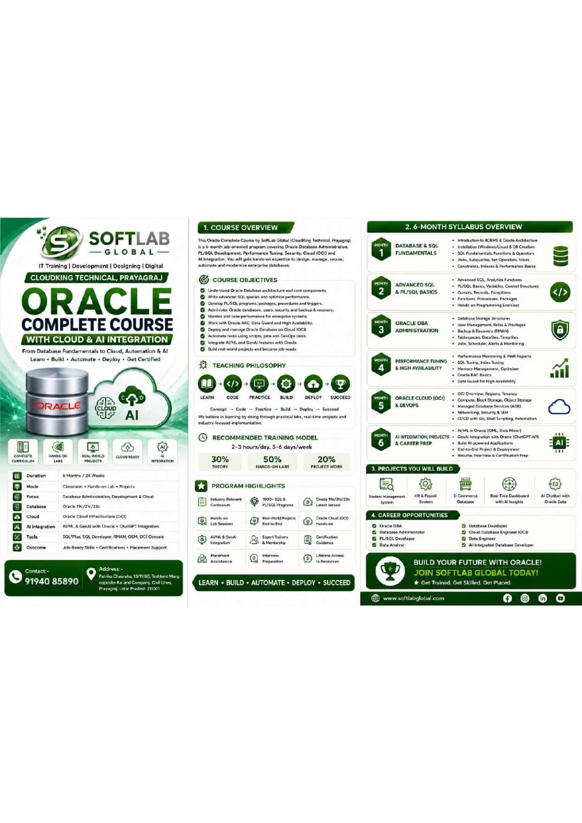 Oracle Database Administration (DBA) with Oracle Cloud Integration